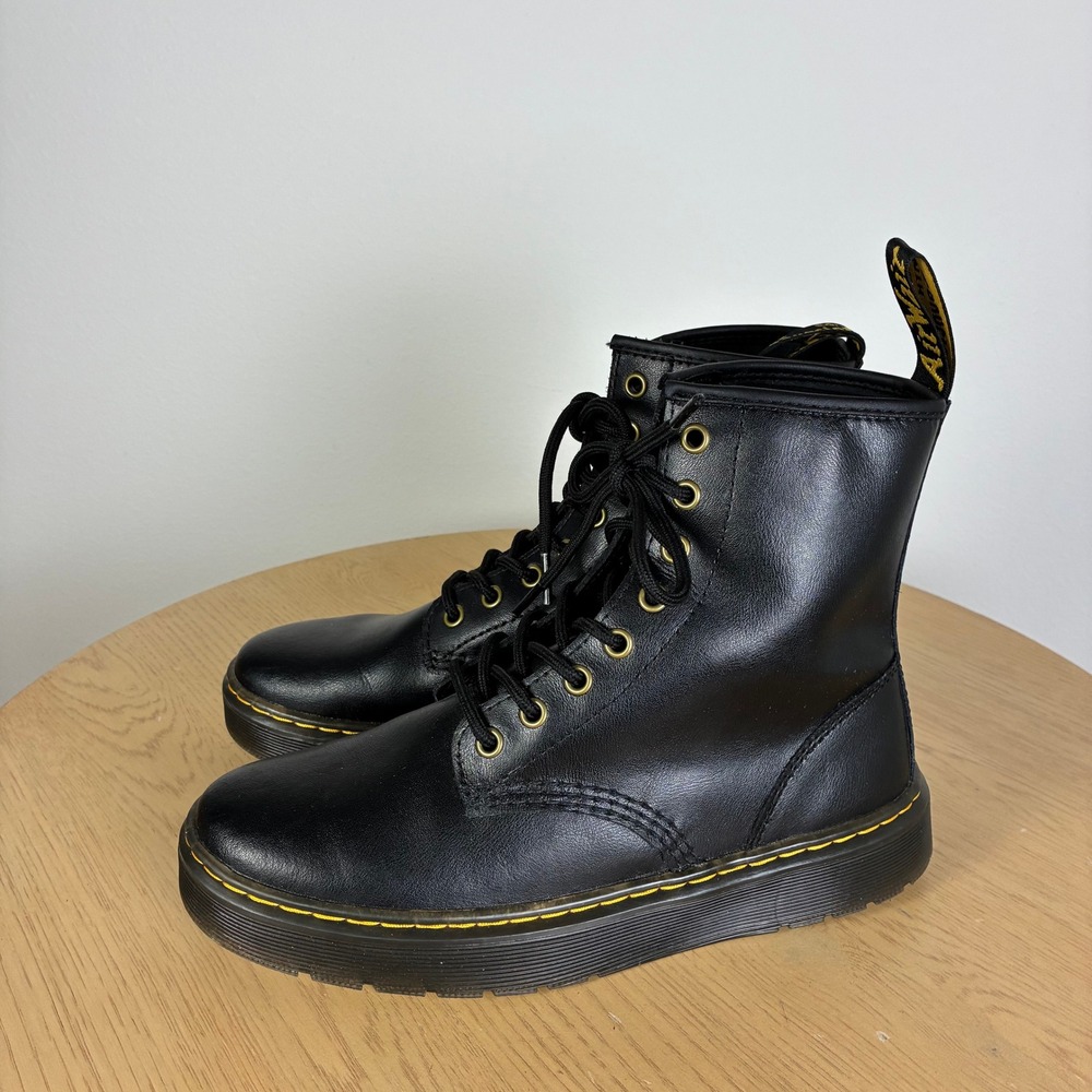 Dr. Martens Zavala Combat Boots Women's 8 Men's 7 Moto Biker Grunge Goth 90s - Picture 4 of 8
